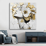 Tableaux Femme avec des fleurs dans les cheveux