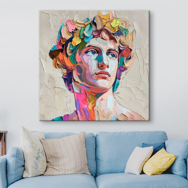 Peinture d'une tête d'homme Tableaux Peinture d'une tête d'homme
