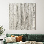 Tableaux Mur blanc avec lignes
