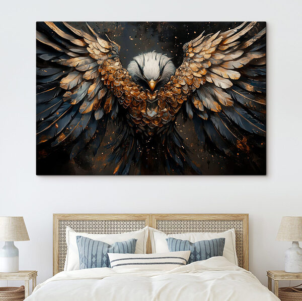 Un oiseau majestueux déploie ses ailes Tableaux Un oiseau majestueux déploie ses ailes