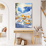 Tableaux Table avec de la nourriture et des boissons