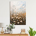 Tableaux Peinture d'un champ de fleurs