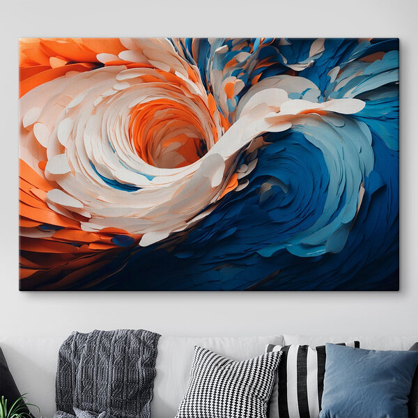 Des formes fluides dans des teintes vibrantes Tableaux Des formes fluides dans des teintes vibrantes