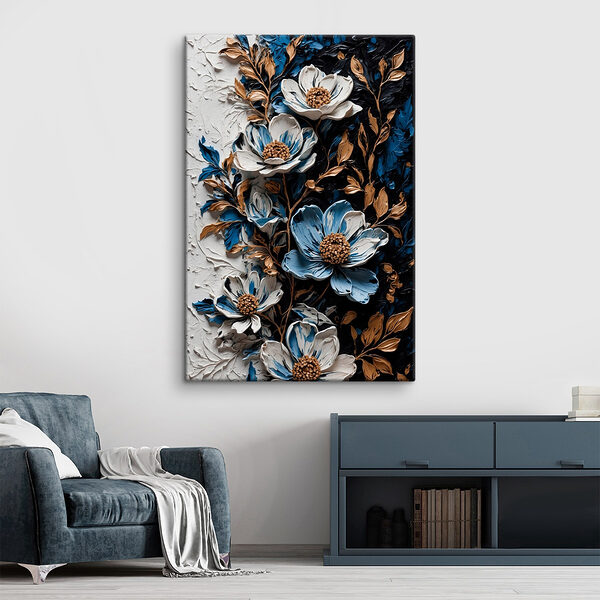 Peinture de fleurs et de feuilles Tableaux Peinture de fleurs et de feuilles