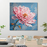Tableaux Peinture d'une fleur rose