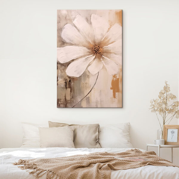 Peinture d'une fleur blanche Tableaux Peinture d'une fleur blanche