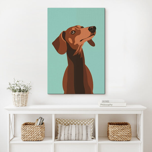 Chien avec la tête en l'air Tableaux Chien avec la tête en l'air