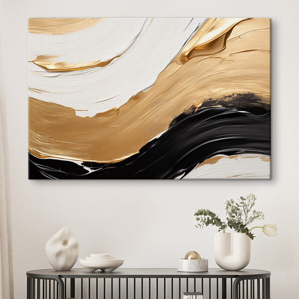 Vagues abstraites aux couleurs éclatantes Tableaux Vagues abstraites aux couleurs éclatantes