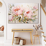 Tableaux Peinture de fleurs roses