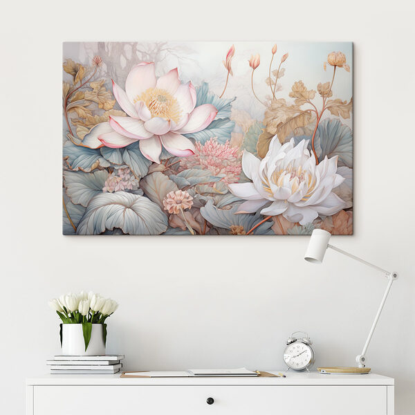 Peinture de fleurs et de feuilles Tableaux Peinture de fleurs et de feuilles