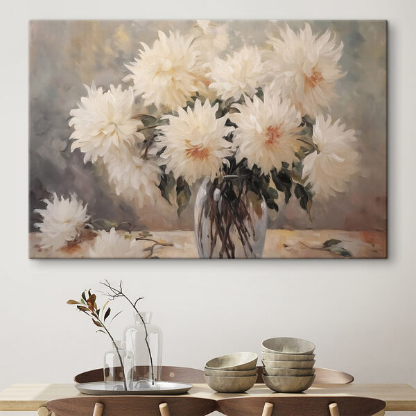 Peinture de fleurs dans un vase Tableaux Peinture de fleurs dans un vase
