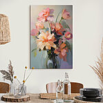 Tableaux Peinture de fleurs dans un vase