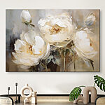 Tableaux Peinture de fleurs blanches