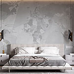 Papier peint Carte du monde