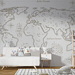 Papier peint Carte du monde