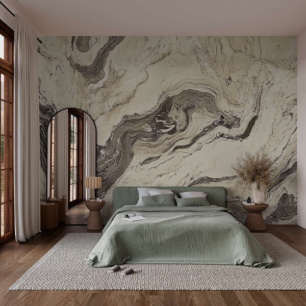 Motifs abstraits dans des tons doux Papier peint Motifs abstraits dans des tons doux