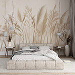 Papier peint Chuchotements de la nature dans des tons doux
