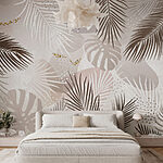 Papier peint Design de feuillage chic inspiré de la nature