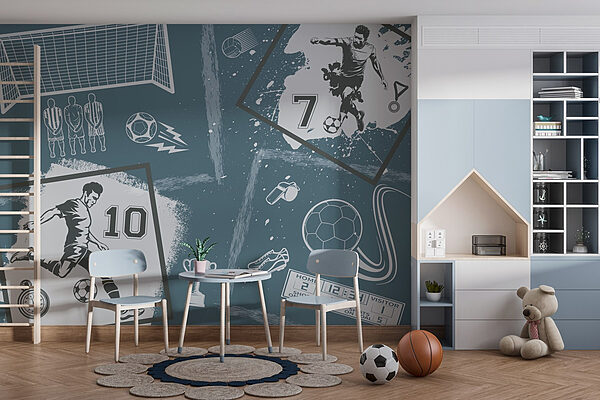 Collage d'images sportives diverses Papier peint Collage d'images sportives diverses