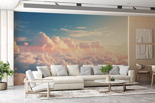 Nuages dans le ciel Papier peint Nuages dans le ciel