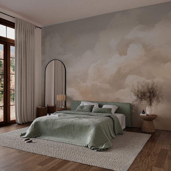 Ciel nuageux avec quelques nuages Papier peint Ciel nuageux avec quelques nuages