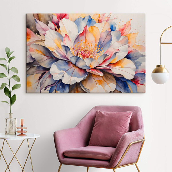 Peinture d'une fleur Tableaux Peinture d'une fleur