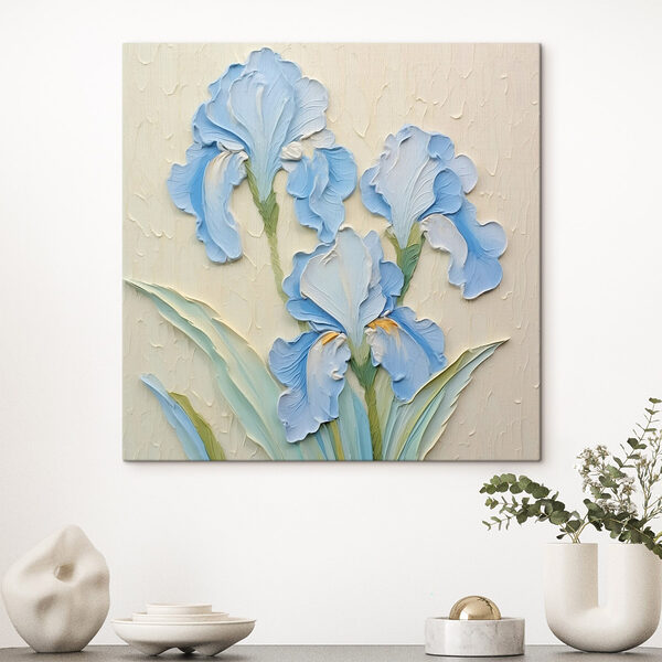 Peinture de fleurs sur un mur Tableaux Peinture de fleurs sur un mur