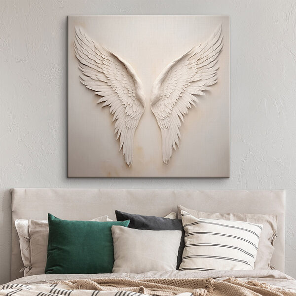 Tableaux Tableaux Paire d'ailes blanches (UGS : s42816)