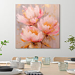 Tableaux Peinture de fleurs roses