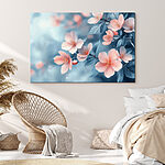 Tableaux Fleurs délicates aux couleurs douces