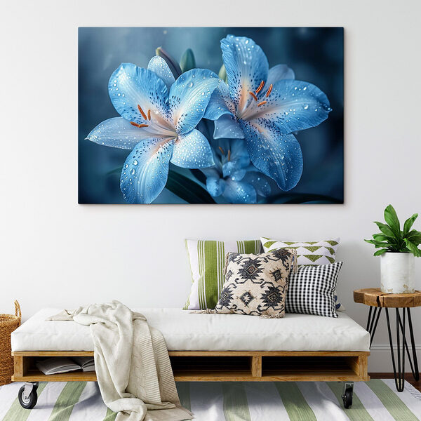 Des fleurs délicates dans des teintes vibrantes Tableaux Des fleurs délicates dans des teintes vibrantes