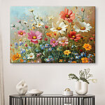 Tableaux Peinture de fleurs dans un champ