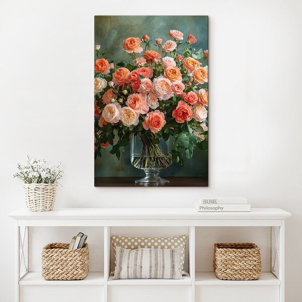Bouquet de fleurs dans un vase Tableaux Bouquet de fleurs dans un vase