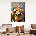 Tableaux Peinture de fleurs dans un vase