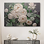 Tableaux Peinture de fleurs blanches