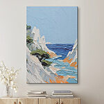 Tableaux Peinture d'une plage et d'arbres