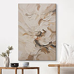 Tableaux Des motifs fluides dans des tons doux et chauds