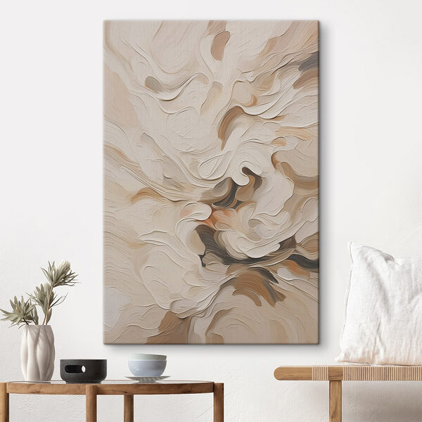 Des motifs fluides dans des tons doux et chauds Tableaux Des motifs fluides dans des tons doux et chauds