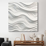 Tableaux Surface blanche ondulée avec des lignes