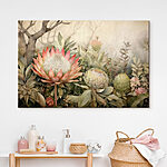 Tableaux Peinture de fleurs et de feuilles
