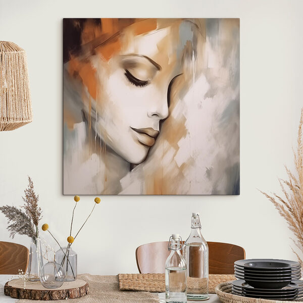 Peinture d'un visage de femme Tableaux Peinture d'un visage de femme