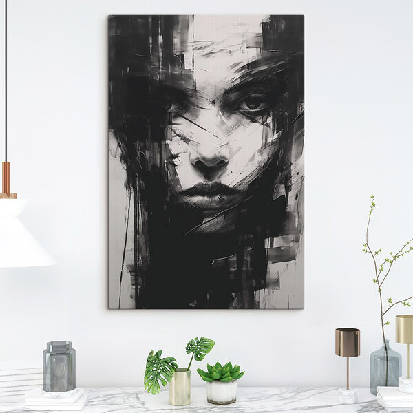 Peinture d'un visage de femme Tableaux Peinture d'un visage de femme