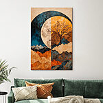 Tableaux Peinture d'un arbre et de montagnes