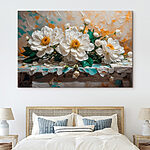 Tableaux Groupe de fleurs blanches