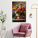 Tableaux Vase de fleurs colorées