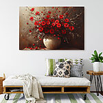 Tableaux Vase de fleurs rouges