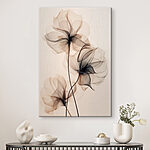 Tableaux Fleurs délicates aux teintes douces