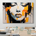 Tableaux Peinture d'un visage de femme