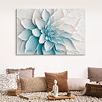 Tableaux Fleur blanche en papier