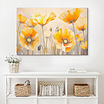 Tableaux Peinture de fleurs jaunes